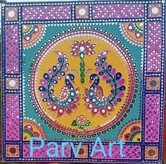 a colorful painting with the words parvatit on it