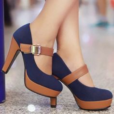 #fashion #clothing #streetstyle Blue Fabric High Heels, Kasut Tumit Tinggi, Hak Tinggi, Crazy Shoes, Pretty Shoes, Shoe Obsession, High Heel Pumps, Heel Shoes, Suho