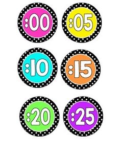 the numbers are in different colors and sizes