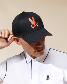 The mesh-like Dover sport cap has striking contrasting embroidered logos and a trim at the brim, giving it a get-up-and-go aesthetic.100% PolyesterMade in ChinaSportSolid patternEmbroidered Black Baseball Cap With Embroidered Logo For Streetwear, Black Six-panel Baseball Cap For Sports, Black Curved Brim Baseball Cap With Embroidered Logo, Casual Baseball Cap With Curved Visor For Golf, Black Trucker Hat With Visor For Sports, Sporty Trucker Hat With Logo Patch For Baseball Season, Sporty Trucker Hat With Curved Visor For Streetwear, Black Visor Hat With Embroidered Logo, Black Six-panel Snapback Hat For Baseball Season