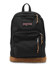 RIGHT PACK™ BACKPACK Black Jansport Backpacks, Black Jansport, Jansport Right Pack, Mochila Jansport, Black Backpack School, Man Bags, Pack Backpack, Stylish Backpacks, Heritage Backpack