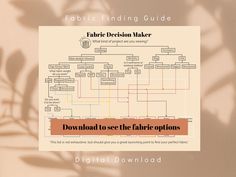 the fabric finding guide for fabric design maker