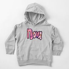 Get my art printed on awesome products. Support me at Redbubble #RBandME: https://www.redbubble.com/i/kids-hoodie/Nova-pink-outline-Girls-and-womens-Personalized-Custom-name-Nova-by-Artonmytee/161344304.BDV8V?asc=u Toddler Hoodie, Hoodie Design, Steven Universe, Baby Names