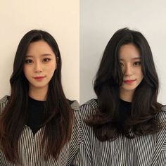 Korean Perm Long, Long Hair With Bangs And Layers, Peinados Fáciles Para Cabello Corto