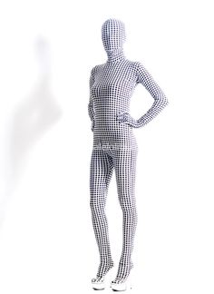 Top Fashion Grid Lycra Catsuit for new Halloween Beautiful Clothes, Catsuit, Beautiful Outfits, Top Styles, Spandex, Mini Dress, Halloween, For Sale, Quick Saves