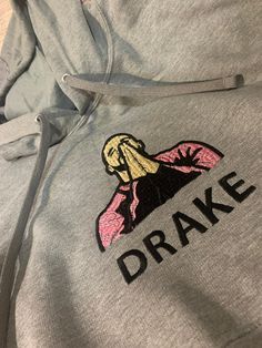 Drake Embroidered Hoodie