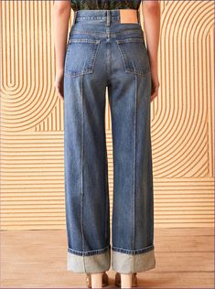 January Outfits, Hammered Ring, Fingers Crossed, Patched Jeans, Product Ideas, Denim Trends, 2024 Trends, Dark Indigo, Denim Collection