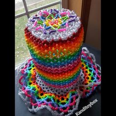 Kandi Top, Kandi Core, Kandi Crafts, Rainbow Kandi