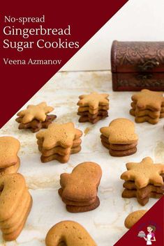 no - spread gingerbread sugar cookies with veera azmanovi's recipe