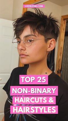 Beyond Gender: 25 Non-Binary Haircuts That Impress Toni And Guy Haircuts Woman, Short Undercut Updo Hairstyles, Pixie Undercut Haircut, Hipster Short Hair, Medium Length Haircut Undercut, Short Hairstyles Gender Neutral, Short Hair Buzzed Sides For Women, Women With Mens Haircuts, Masculine Hair For Women