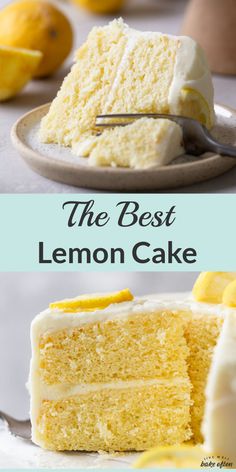 the best lemon cake recipe ever