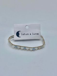 Lotus & Luna -  Moonbeam Single Bracelet - Tan & Small Moonbeam Single Bracelet, Mens Items, Spirit Wear, Fall Gifts, The Freedom, Gift Accessories, Purse Wallet, To Work, Lotus