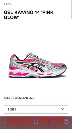 Asics Gel, Us Man, Pink