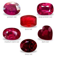 Jewellery Designing, Fantasy Props, Pinkish Red, Crystal Shapes, Color Profile, Colored Gems, Ruby Stone