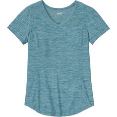 Women's Plus Cooling Armachillo V-Neck T-Shirt Casual Stretch T-shirt For Outdoor, Casual Stretch T-shirt For Outdoor Activities, Stretch Short Sleeve Tops For Outdoor Activities, Casual Go-dry T-shirt For Summer, Casual Moisture-wicking V-neck Top, Duluth Trading Company, Future Clothes, Create Shirts, Duluth Trading