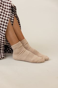 A classic pair of boot socks can't ever be passed up. The Quinn comes in multiple colors, perfect for sneakers, boots, or even your favorite slippers! Comfortable Cozy Fall Socks, Comfy Cozy Fit Socks For Fall, Comfortable Soft Knit Socks For Fall, Mid-calf Beige Socks For Fall, Cozy Super Soft Socks For Fall, Cozy Soft Socks For Fall, Beige Mid-calf Socks For Fall, Comfortable Casual Ankle-high Socks, Soft Cozy Fall Socks