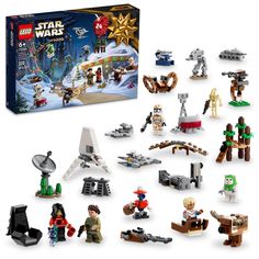 the lego star wars sets are in their box