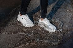 The Weekend Sneaker is a modern take on a nostalgic style - now made 100% waterproof. Workout Gear, White Sneakers, White Sneaker, Backpacking, The Weekend