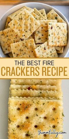 the best fire crackers recipe is made with cheese, herbs and seasonings for an easy appetizer