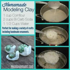 instructions for making homemade modeling clay