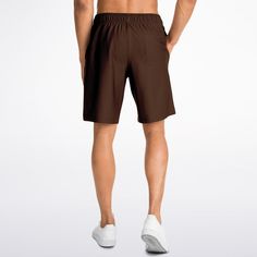 Seamlessly transition from the gym to the street in our Dark Brown Men's Long Shorts, crafted from a 20% cotton, 75% polyester, 5% spandex blend for a soft, comfortable handfeel. Offering convenient storage with two side pockets and one back pocket, these versatile shorts boast a flat drawstring closure and high-definition printed colors, delivering both performance and contemporary streetwear appeal. 20% cotton, 75% polyester, 5% spandex Soft cotton handfeel fabric surface Two side pockets and one back pocket Flat drawstring closure High definition printing colours Because it’s handmade for you, this requires 3-6 business days before they are shipped. Orders placed before midnight will be included in the following day’s batch for manufacturing. Size Guide Inch XS S M L XL 2XL 1/2 Waist 13 Sporty Brown Athletic Shorts For Workout, Sporty Brown Short Activewear, Sporty Short Brown Activewear, Sporty Brown Activewear Shorts, Brown Moisture-wicking Activewear For Sports, Brown Athletic Shorts For Sports, Sporty Stretch Brown Athletic Shorts, Sporty Stretch Athletic Shorts In Brown, Sporty Brown Bottoms With Short Leg