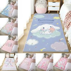 various images of the rugs and bedding for children's rooms