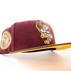 🐯 Detroit Tigers 1968 World Series New Era 59Fifty Fitted Hat in Maroon, Walnut, & Regular Gold Bottom. - https://www.ecapcity.com/products/detroit-tigers-1968-world-series-new-era-59fifty-fitted-hat-maroon-walnut-reg-gold-under-brim - #DetroitTigers #Detroit #Tigers #ECAPCITY #Halftimegoods #neweracapstyle #59fifty #newera #mynewera  #neweracap #fitted #Newerafittedhat #caplife #speakwithyourcap #cap #fittedhats #fittedhat #fittedcap #capson365 #Teamfitted Hat Stores, Head Gear, New Era Cap, New Era 59fifty, Fitted Caps, Detroit Tigers, Fitted Hat, World Series