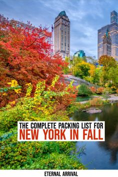 the complete packing list for new york in fall