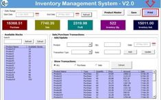 inventory management system - v2 0 2 screenshote screen shot with description tab