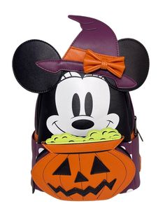 Disney Loungefly Halloween Minnie Mouse Witch Pumpkin Cauldron Mini Backpack NEW. I sell all my items as is and disclose any defects that I know of. Please message me with questions prior to purchasing. I am a small, one-person seller and I strive for happy customers and positive feedback. Thank you. Ships with USPS or UPS. Loungefly Halloween, Pumpkin Cauldron, Halloween Minnie Mouse, Disney Backpack, Disney Loungefly, Kawaii Bags, Witch Pumpkin, Dream Bags, Mini Backpacks