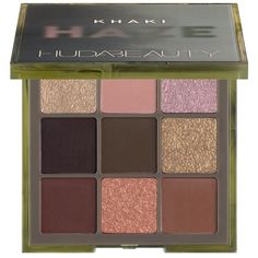 Huda Beauty Obsessions Khaki Haze Obsessions Eyeshadow Palette New Sealed Authentic Huda Beauty Eyeshadow, Huda Beauty Desert Dusk, Skincare Store, Huda Beauty Makeup, Shimmery Eyeshadow, Best Eyeshadow, Cosmetic Sets, Sephora Beauty, Nude Eyeshadow