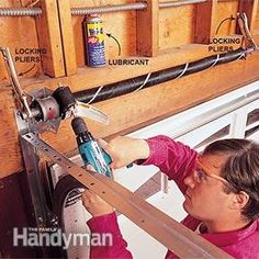 a woman is working on an electrical fixture in her house with the words handyman above it