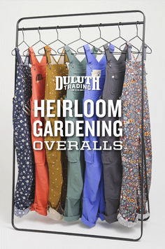 The viral 5-star bib overalls are BACK in NEW prints and colors! Heirloom Gardening™ Bib Overalls are built with stretchy, strong and breathable nylon fabric so you can grow all day. Plus, you can pack more in than a pile of marsupials with 12 purposeful pockets. Shop the overall favorite for any job! Colorful Overalls Outfit, Garden Overalls, Gardening Overalls, Gardening Clothes, Sandals Design, Comfortable Wedges, Gardening Outfit, Block Heel Sandals, Bib Overalls