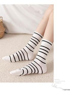 Black-White Cotton Socks – Ibentoy Casual Striped Summer Socks, Casual Striped Socks For Spring, Comfortable Striped Cotton Socks, Casual Black Socks For Gifts, Casual Black Socks As Gift, Casual Striped Cotton Socks, Casual Black Summer Socks, Trendy Cotton Socks For Spring, Trendy Comfortable White Socks