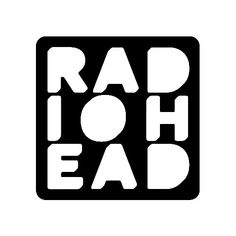 the rad ho eaad logo is shown in white on a black and white background