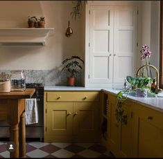 the kitchen is clean and ready for us to use