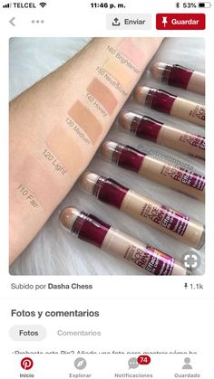 Maybelline Lipstick Swatches, Maybelline Lipstick, Simple Everyday Makeup, Makeup Brushes Guide, Makeup Nails Designs, Diy Skin Care Routine, Makeup Lessons, Beauty Care Routine, Basic Makeup