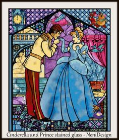 the princess and the frog stained glass