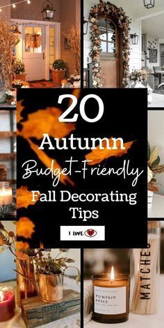 autumn budget - friendly fall decorating tips