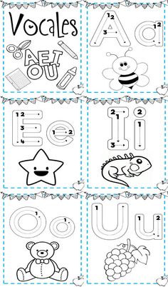 worksheet for the letter u with pictures to color and print out on it