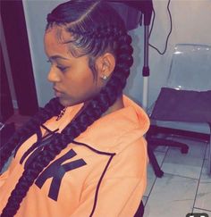 Feed In Braids Hairstyles, French Braids, Loose Waves Hair, Girl Braids, Braids With Weave, Girls Braids