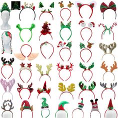 Premium Quality Adult Kids Christmas Xmas Novelty Headband Hat Costume Hair Clip Reindeer Santa, Womens Accessories Novelty Christmas Party Headband, Adjustable Christmas Holiday Headband, Adjustable Headband For Holiday Festivities, Christmas Festive Headband Headpiece, Adjustable Mini Hats For Christmas, Festive Christmas Headband, Adjustable Hair Accessories For Christmas Gifts, Christmas Gift Hair Accessories With Matching Headband, Christmas Party Adjustable Hair Accessories