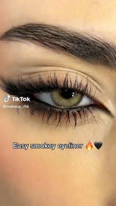 Easy Smokey Eyeliner, Smokey Eyeliner Tutorial, Machiaj Smokey Eyes, Smokey Eyeliner