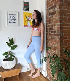 "Wow, I am obsessed with these vintage thermal leggings. They are in wonderful condition and I love the soft, pale blue. They are a super soft wool/cotton blend on the outside, and 100% cotton on the inside. So they are warm AND soft! Features a stretchy, elastic waist. They are in wonderful vintage condition. They look hardly worn, if at all! Outer: 50% wool ; 50% cotton Inner lining: 100% cotton Imported Danish Fashion by Mark Hansen Made in Denmark. Found in Portland, Maine About a size Small Comfortable Fitted Blue Bottoms, Light Blue Fitted Activewear For Loungewear, Fitted Light Blue Activewear For Loungewear, Blue Full-length Leggings For Loungewear, Blue Full Length Loungewear Leggings, Blue Full Length Leggings For Loungewear, Blue Cotton Yoga Pants For Loungewear, Casual Fitted Leggings For Relaxation, Fitted Light Blue Casual Leggings