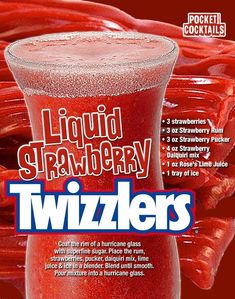 the front cover of liquid strawberry twizzlers