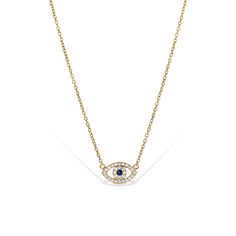 Our classic evil eye charm necklace is not only an ancient symbol of protection; but with its CZ detailing it is an on-trend fashion statement. Evil Eye's are not only said to be lucky but they are also are said to ward off negative energy. That alone sounds good to us. Details:• Round Brilliant Cubic Zirconia Stones• Rhodium Plated or 18k Gold Plated Sterling Silver• Length: Adjustable from 16in to 18in • Eye Length: 12mm• Eye Width: 7mm Everyday Evil Eye Pendant Necklace, Elegant Round Evil Eye Charm Necklace, Elegant Everyday Necklace With Evil Eye, Elegant Evil Eye Necklace, Elegant Everyday Evil Eye Necklace, Spiritual Pendant Necklace With Diamond Eyes, Elegant Evil Eye Round Necklace, Spiritual Sterling Silver Necklace With Diamond Eyes, Spiritual Evil Eye Necklace For Everyday