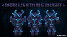 the dark lighting knight is shown in three different poses