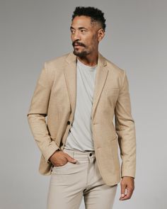 beige-8423 Beige Blazer Outfit Men, Beige Blazer Outfit, Pockets Details, Beige Blazer, Blazer Outfit, Blazer Beige, Blazer Designs, Classic Blazer, Blazer Outfits