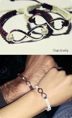 two different bracelets that have been made to look like the same person's hand