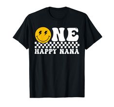 PRICES MAY VARY. Grab this Grandma One Happy Dude 1st Birthday Party Family matching Tees to wear for your kids 1st birthday party featuring this cute happy face design saying One Happy Dude, One Cool Dude for auntie, mama, dada, uncle, Nana, brother, Sister… Lightweight, Classic fit, Double-needle sleeve and bottom hem Dude Birthday Party, One Cool Dude, Happy Sisters, One Happy Dude, Cool Dude, Kids Birthday Themes, Happy Mama, Matching Tees, 1st Birthday Party